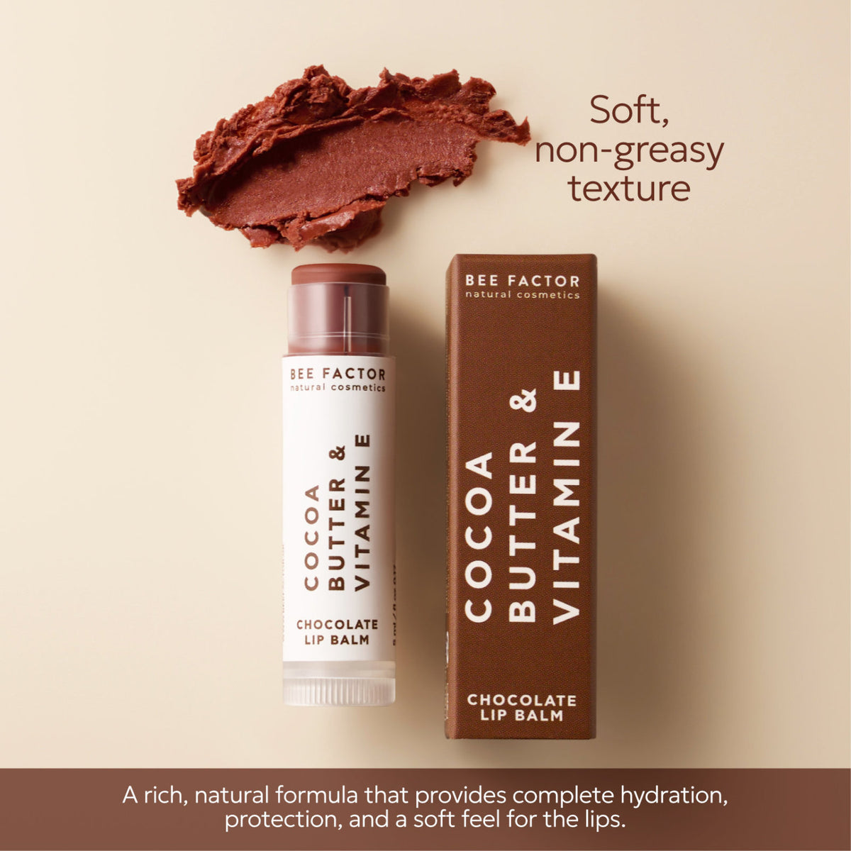 Bee Factor Natural Cosmetics Chocolate Lip Balm 5ml