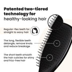 The Ultimate Detangler Hair Brush Liquorice Black