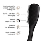 The Ultimate Detangler Hair Brush Liquorice Black