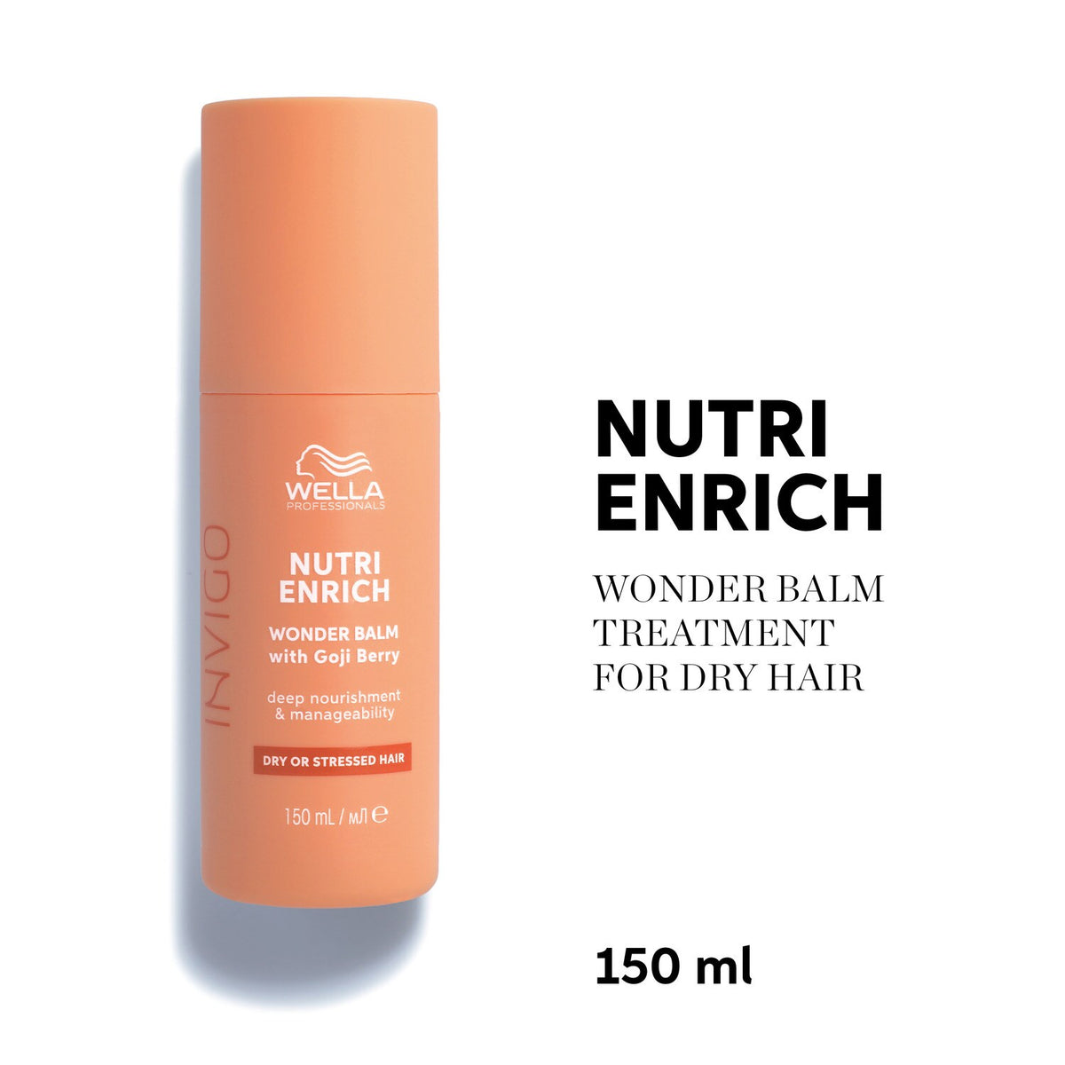Wella Nutri-Enrich wonder balm treatment bottle on a white background