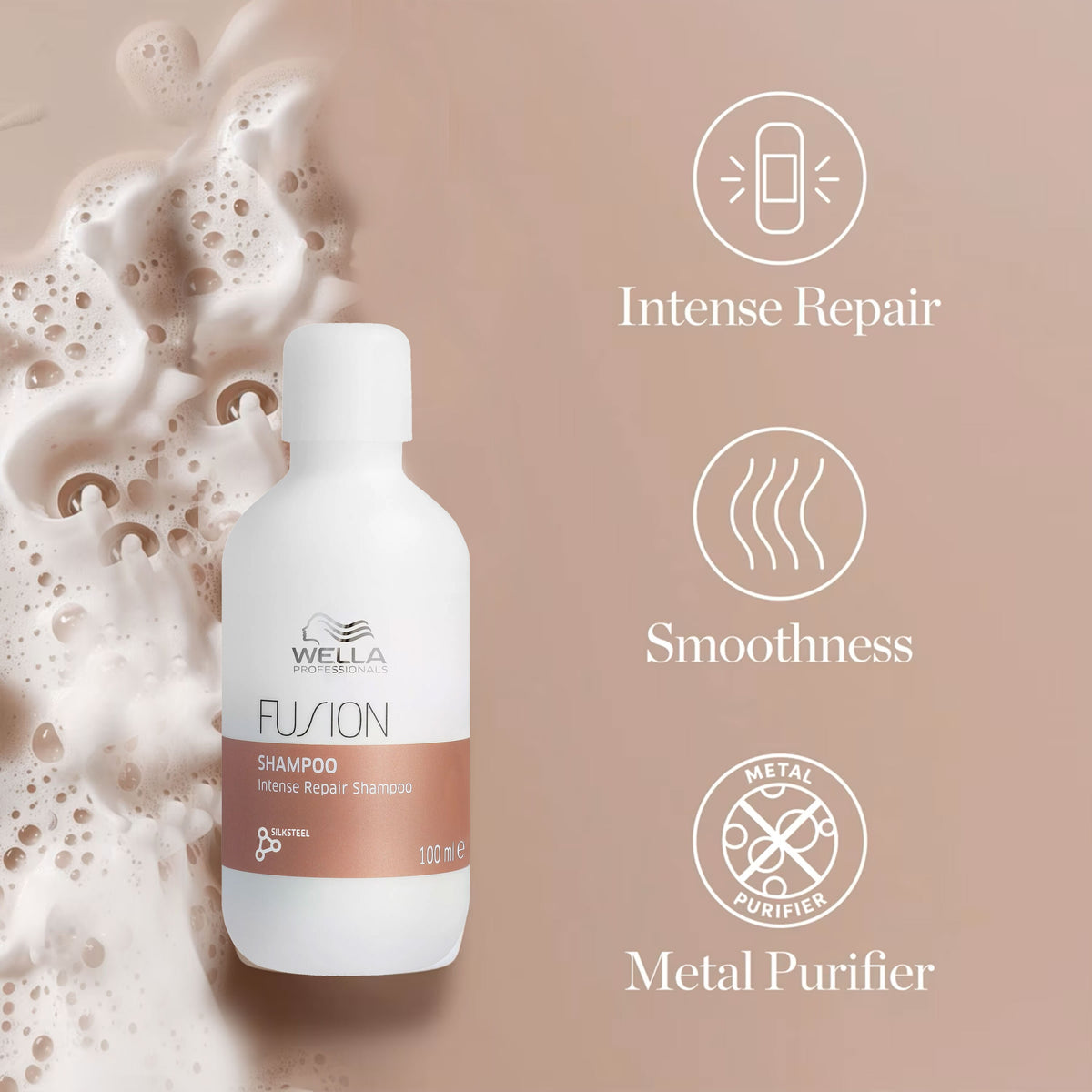Wella Professionals Fusion Intense Repair Shampoo 100ml