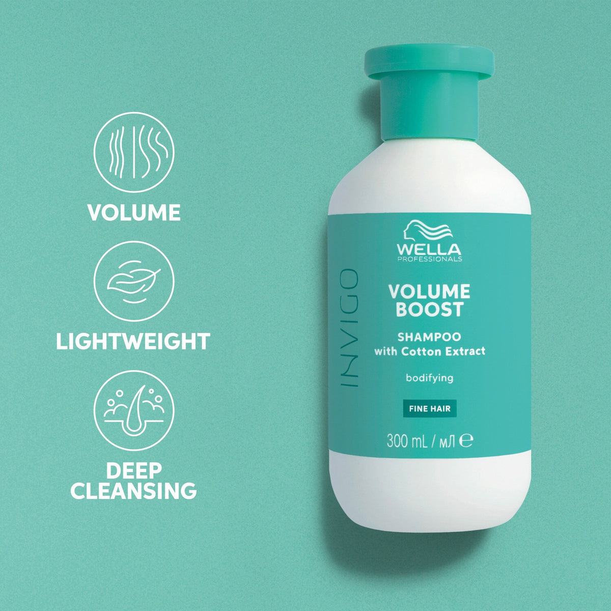 Wella Professional Invigo Volume Boost Shampoo 300Ml