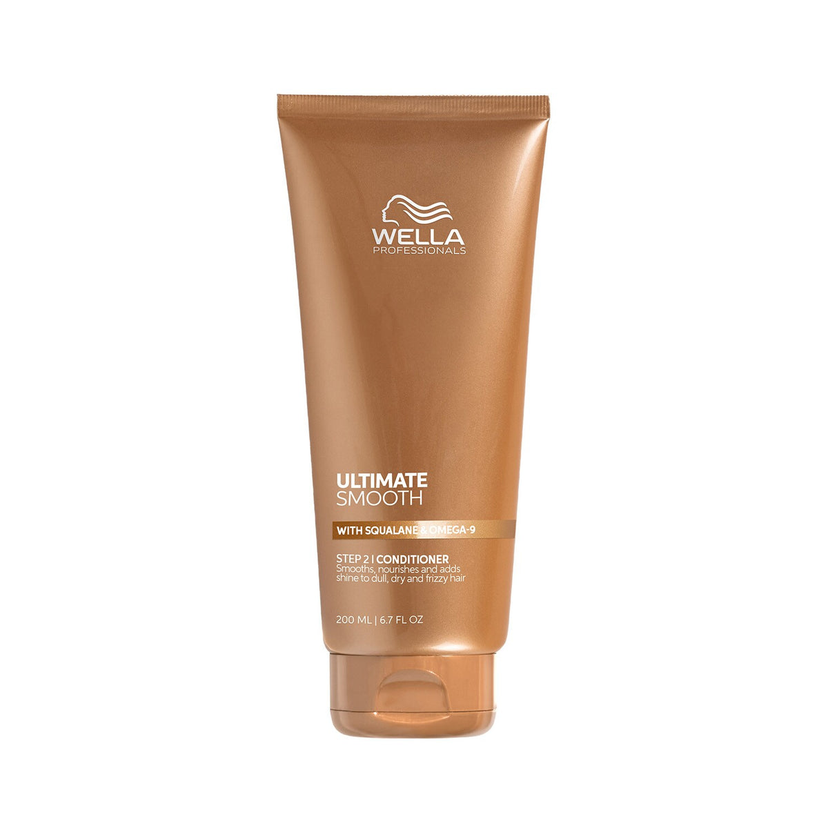 Wella Ultimate Smooth conditioner bottle on a white background