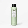 A bottle of Maria Nila Dry Shampoo, 250ml, with a green label and black cap.
