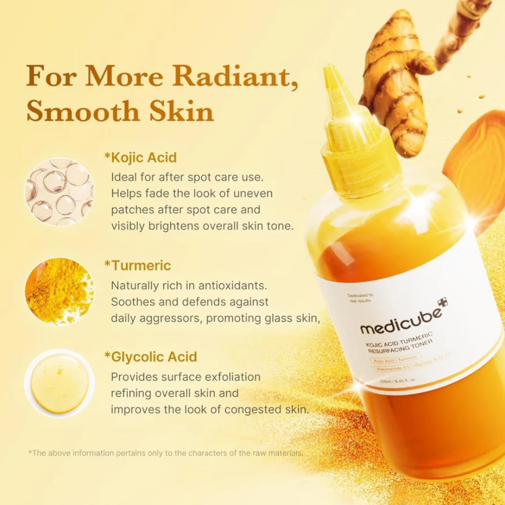 Medicube Kojic Turmeric Resurfacing Toner 250ml