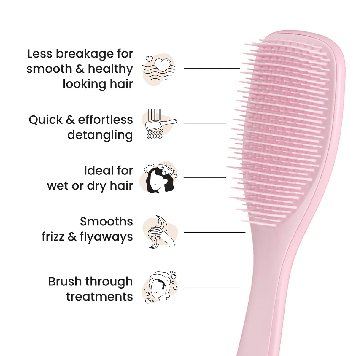 Tangle Teezer Detangling Hair Brush Pink