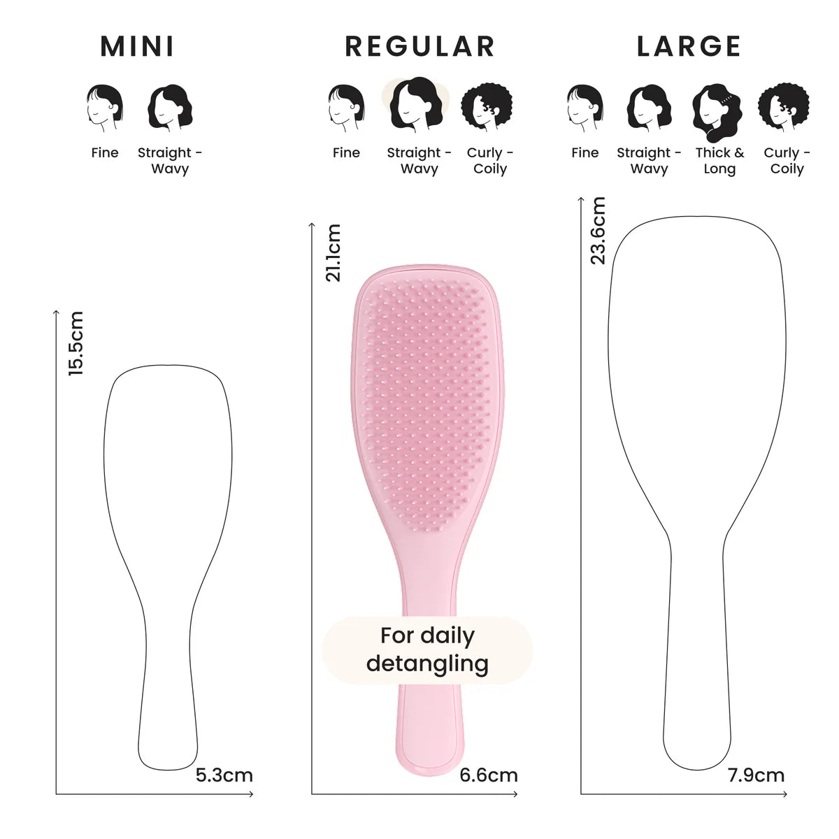 Tangle Teezer Detangling Hair Brush Pink