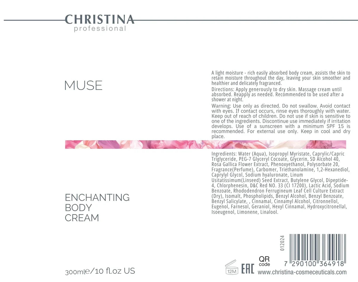 CHRISTINA MUSE | ENCHANTING BODY CREAM 300 ML