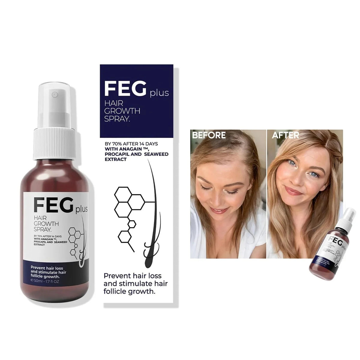 FEG plus hair growth spray 50ml