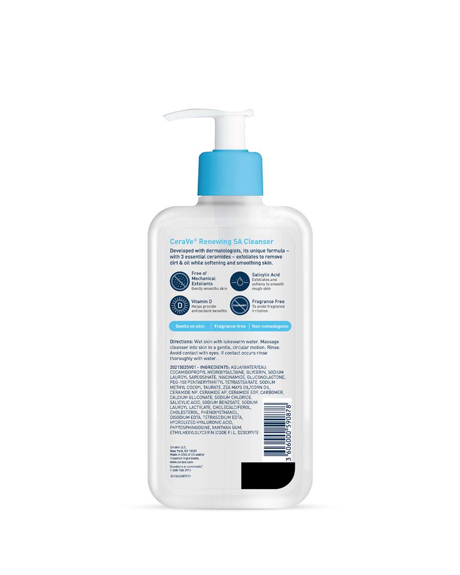 CeraVe SA Smoothing Cleanser with Salicylic Acid 236ml