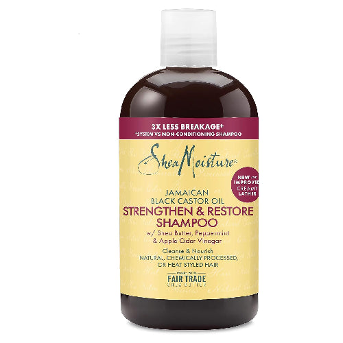 SHEA MOISTURE Jamaican Black Castor Oil Strengthen And Restore Shampoo For Unisex 384ml