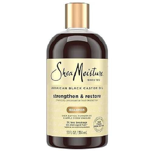 SHEA MOISTURE Jamaican Black Castor Oil Strengthen And Restore Shampoo For Unisex, 384 ml