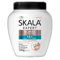 Skala Expert hair product jar with black lid on a white background