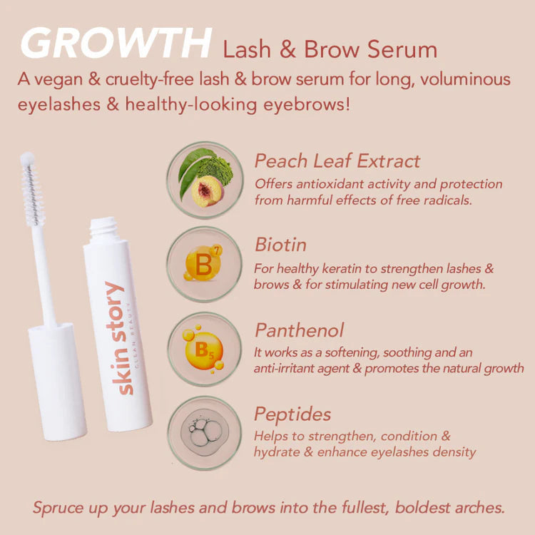 SKIN Story Growth Eye lash & Eyebrow serum