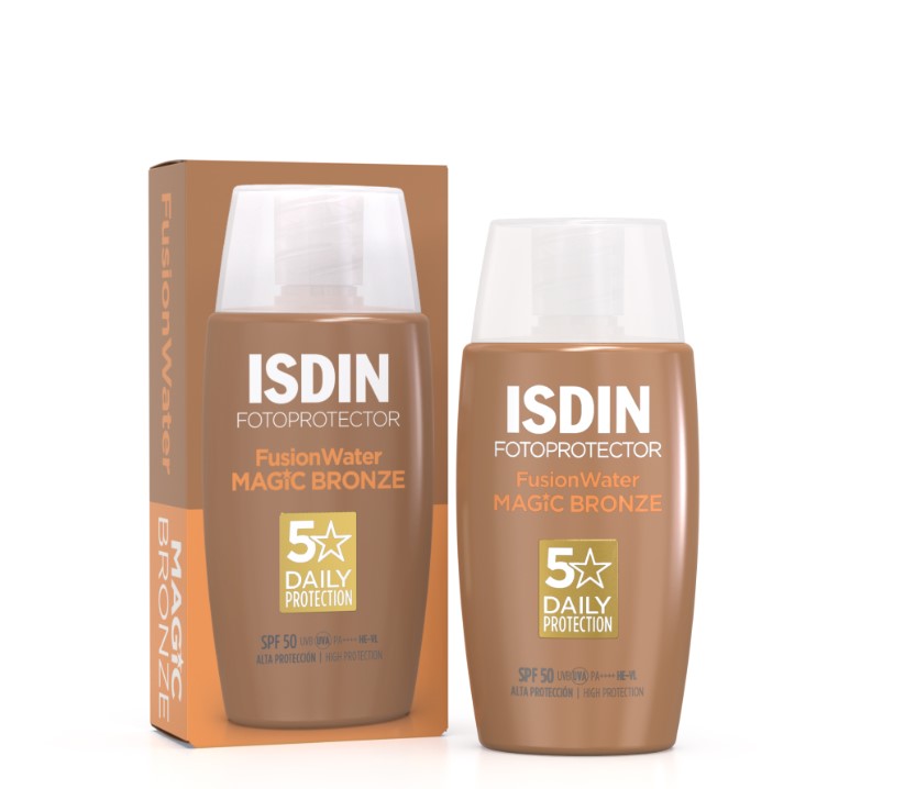 ISDIN FOTOPROTECTOR Fusion Water MAGIC Bronze SPF50 High Protection 50ml