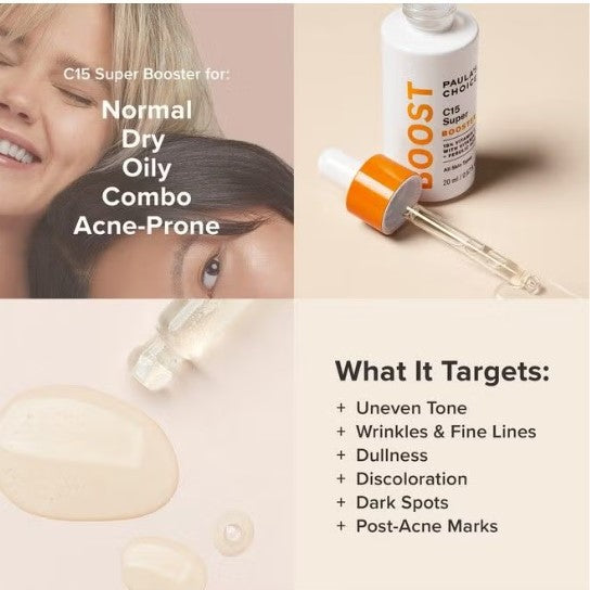 Paula's Choice C15 Super Booster with Vitamin C, Vitamin E and Ferulic Acid 20ml