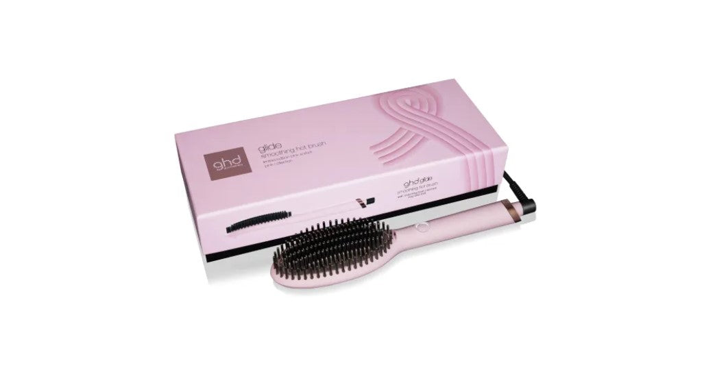GHD Glide Smoothing Hot Brush Limited Pink Edition PINK Sorbet