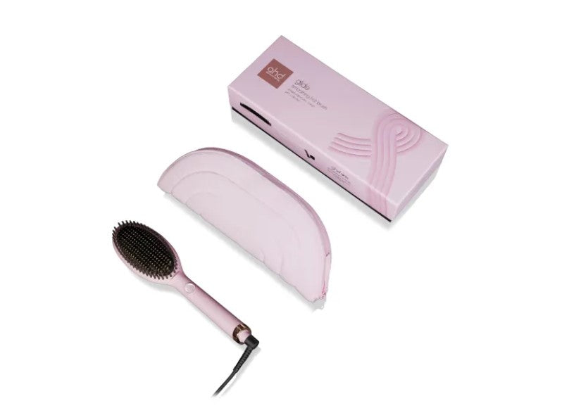 GHD Glide Smoothing Hot Brush Limited Pink Edition PINK Sorbet