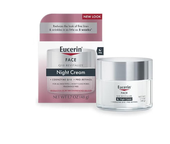Eucerin Q10 Anti-Wrinkle Night Cream Enriched with Retinol - 48 gm