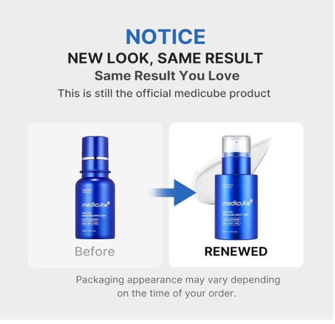 Medicube One Day Exosome Shot 2000 (Pore Serum) 30ml