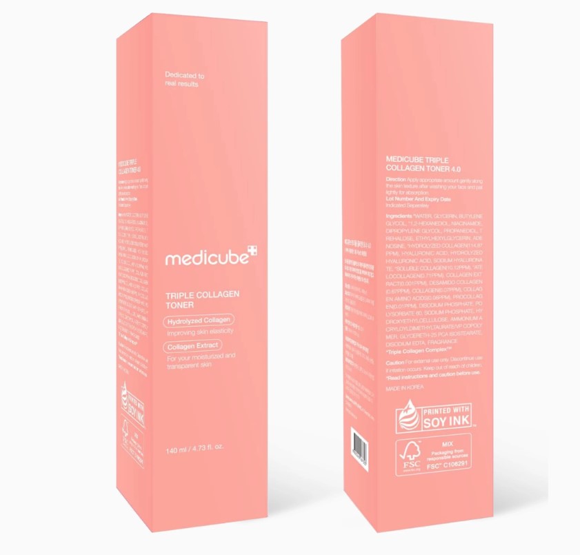 Medicube Triple Collagen Toner Hydrolyzed Collagen 140ml