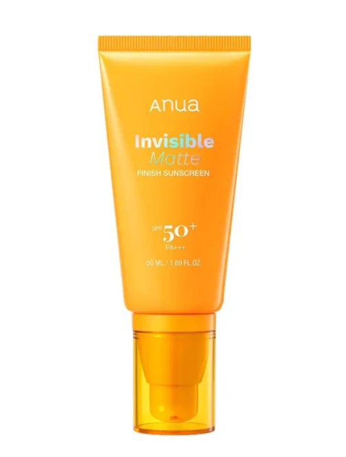 ANUA Invisible Matte Finish Sunscreen SPF50+ PA+++ 50ml
