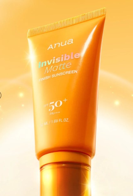 ANUA Invisible Matte Finish Sunscreen SPF50+ PA+++ 50ml