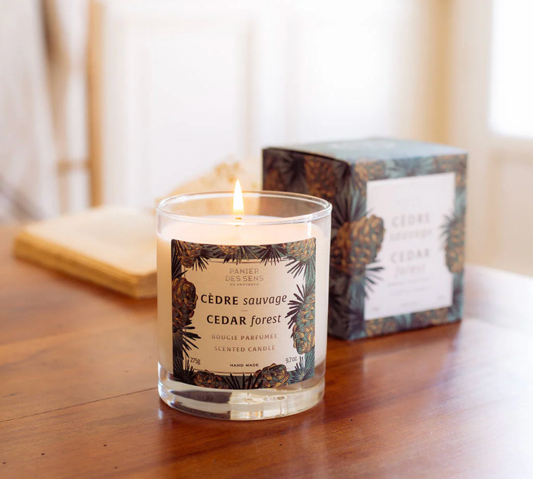 Panier Des Sens Scented candle vegetable wax - Cedar Forest
