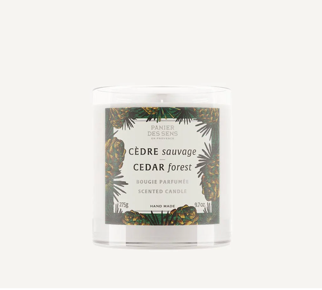 Panier Des Sens Scented candle vegetable wax - Cedar Forest