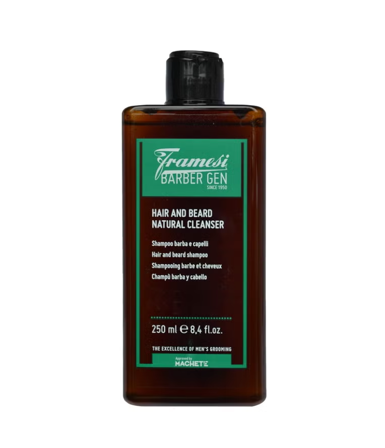 FRAMESI BARBER GEN HAIR AND BEARD NATURAL CLEANSER 250ML