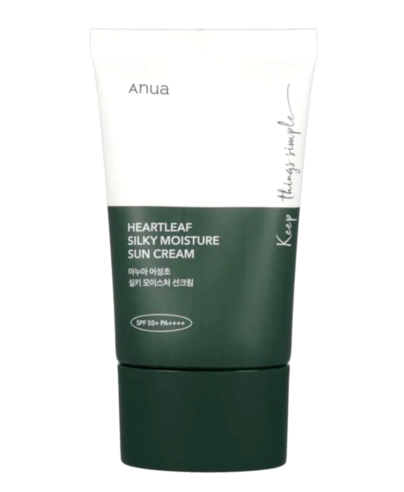 ANUA Heartleaf Silky Moisture Sun Cream 50ml