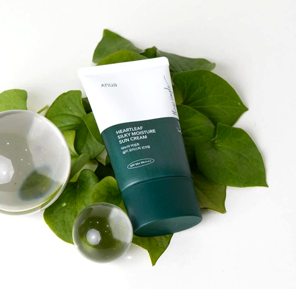 ANUA Heartleaf Silky Moisture Sun Cream 50ml