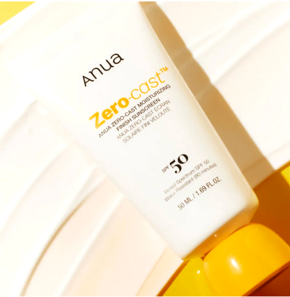 ANUA Zero-Cast Moisturizing Finish Sunscreen 50ml