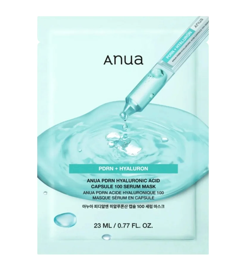ANUA PDRN Hyaluronic Acid Capsule 100 Serum Mask 23ML (10EA)