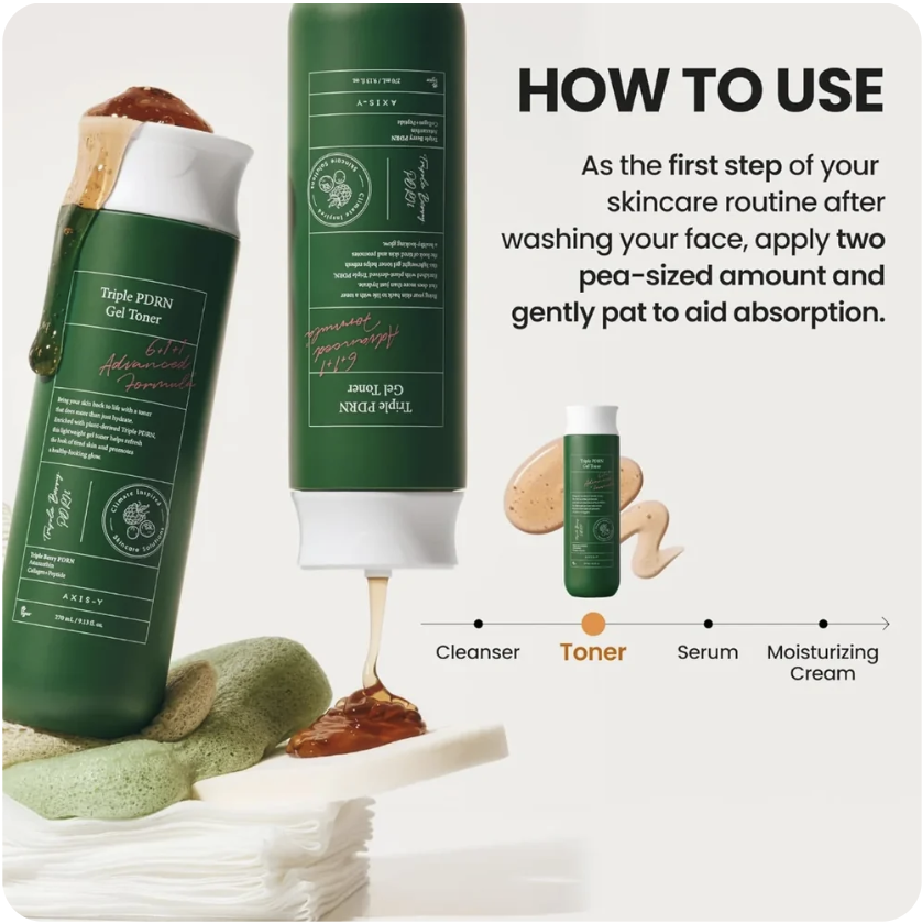 AXIS-Y Triple PDRN Gel Toner 270ML