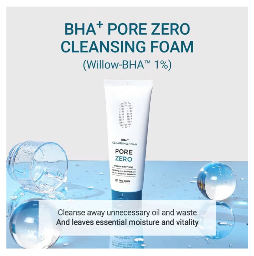 BE THE SKIN BHA+ Pore Zero Cleansing Foam 150g
