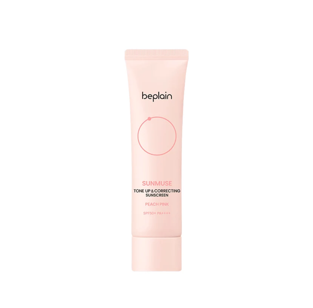 BEPLAIN Sunmuse Tone Up & Correcting Sunscreen Peach Pink SPF50+ PA++++ 50ML