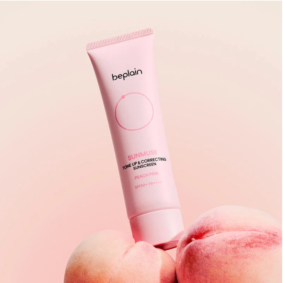 BEPLAIN Sunmuse Tone Up & Correcting Sunscreen Peach Pink SPF50+ PA++++ 50ML