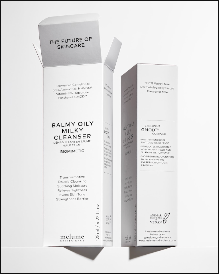 MELUMÉ SKINSCIENCE BALMY OILY MILKY CLEANSER 125ML