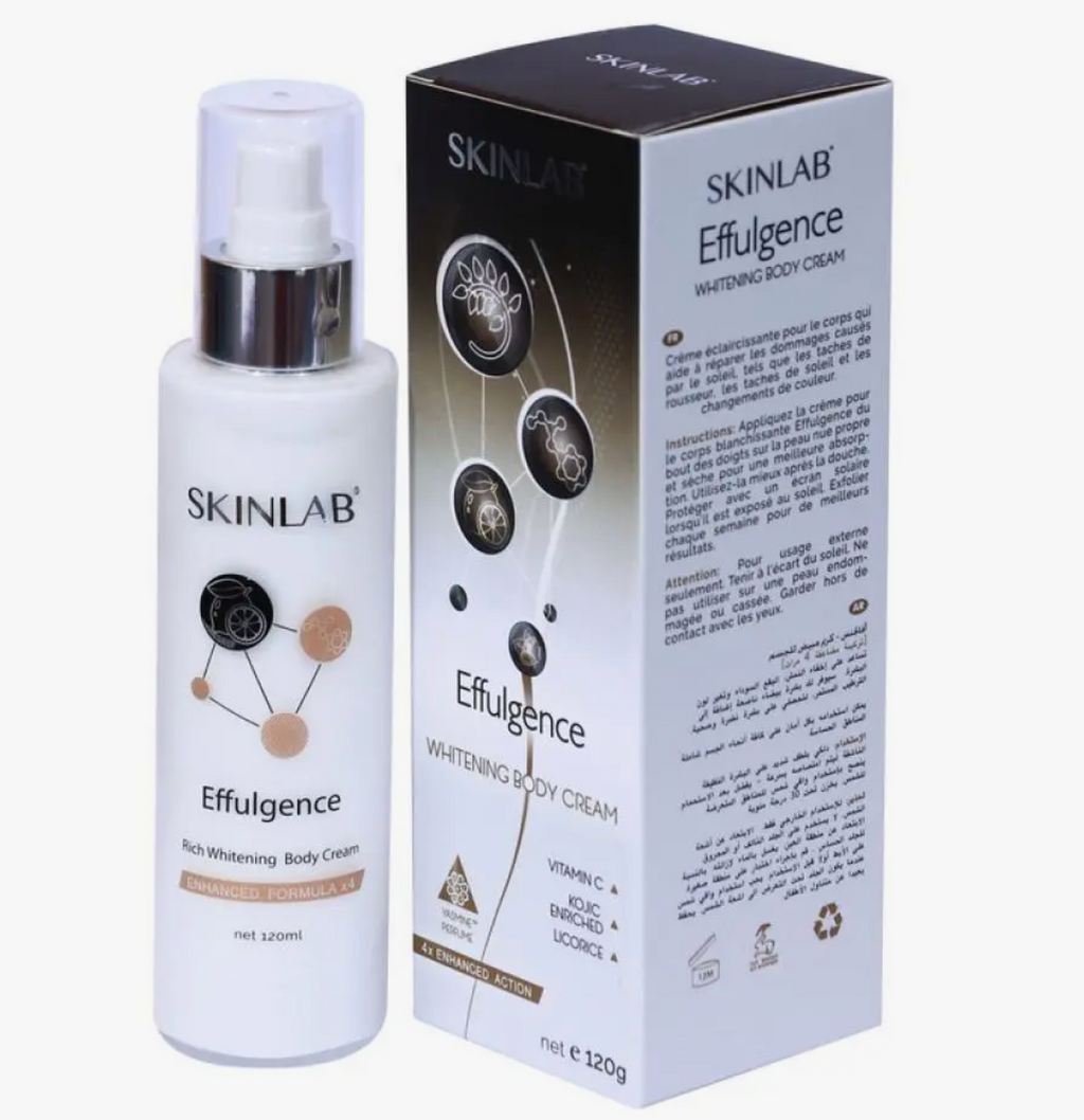 Skinlab Effulgence Whitening Body Cream bottle and packaging on a white background