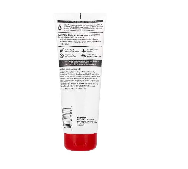Eucerin Skin Calming Itch Soothing Cream for Dry & Itchy Skin 226g
