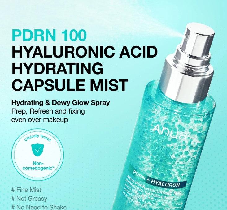 Anua PDRN Hyaluronic Acid Hydrating Capsule Mist 100ml