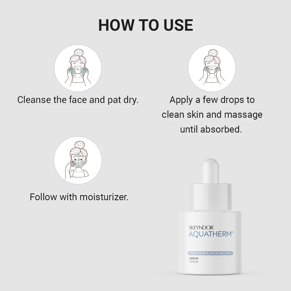 Skeyndor Aquatherm Hydration & Calm Balance Serum  30ML