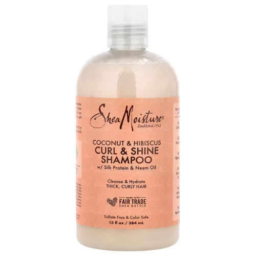 Shea Moisture Coconut & Hibiscus Curl & Shine Shampoo 384ml