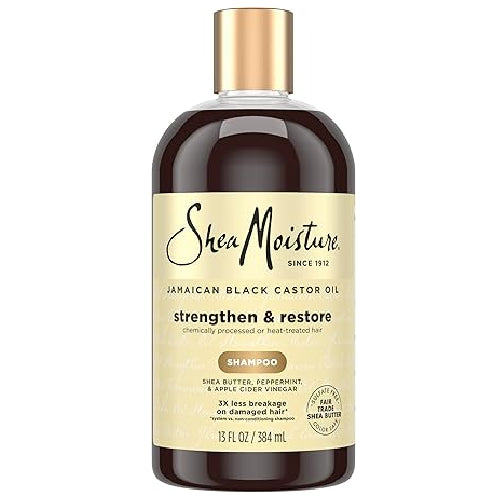 Shea Moisture, Jamaican Black Castor Oil, Strengthen & Restore Shampoo 384ml