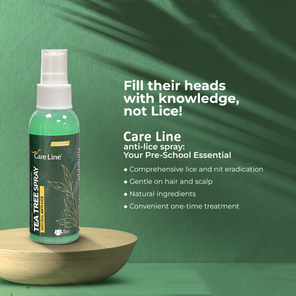 Care Line Natural Anti Lice – Tea Tree Spray 100ml