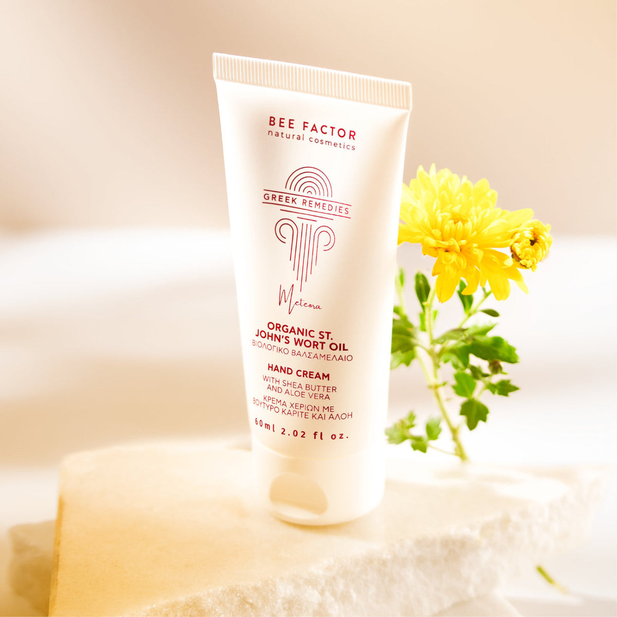 Bee Factor Natural Cosmetics Organic St. John Wort Oil Hand Cream 60ml
