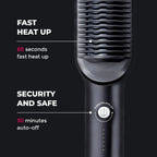 TYMO Ring Hair Straightening Brush Black