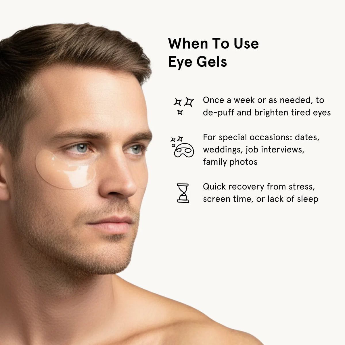 Jaxon Lane Bro Mask Cooling Eye Gels with Bakuchiol 3g (1 Pair)
