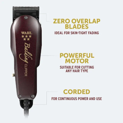 WAHL 5* Balding hair clipper blk/red/UK